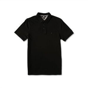 Volcom Men's Wowzer Polo Black (Medium)